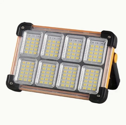 태양광 충전식 LED 홍수 조명 - 휴대용, 초강력, 색상 변환 기능이 있는 코드리스 바닥 디자인, 전원 차단