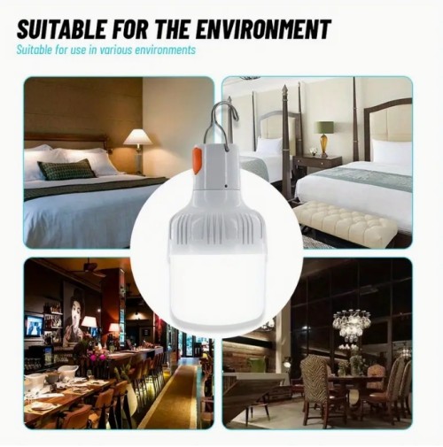 내구성 및 휴대용, 미니 USB 충전식 LED 비상 랜턴, 야외 캠핑 낚시 가정용 비상등