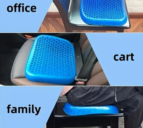 차량용 쿠션, 두꺼운 통기성 벌집 구조 미끄럼 방지 커버, 사무실 바닥 매트 및 가정 차량 좌석