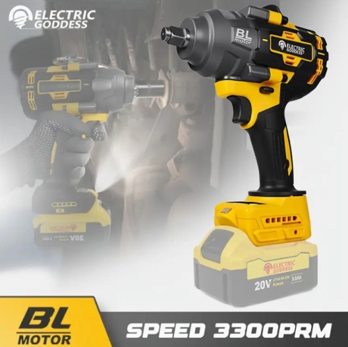Dewalt 무선 전기 렌치, 3단 속도 조절(3000 RPM), 2.0Ah 리튬이온 배터리