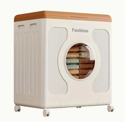 접이식 보관 캐비닛 거실 정리 침실 옷 보관 상자 휴대용 쉽게 접을 수 있는 먼지 방지 보관 상자