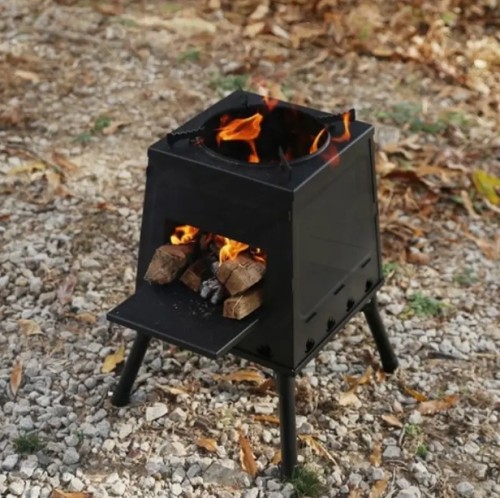 인앤캠핑 캠핑 화로대 불멍 화로대 캠핑용 접이식 화로대 + 휴대용 가방