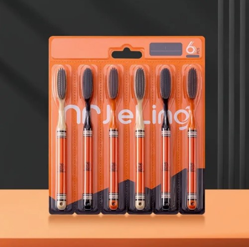 6pcs 초박형 부드러운 브러시 치약, 풀 사이즈 헤드, 향수 없는, 나일론 브러시, 부드러운, 성인 남녀 공용