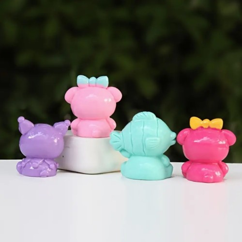 12개 트렌디 플레이 샤오신 코스 멜로디 제이드 구이우 수제 모델 - 귀여운 만화 캐릭터 피규어, 6가지 독특한 의상, 생생한 색상, 내구성 플라스틱 데스크탑 & 차량 장식품, 게이머를 위한 창의적인 수집 오너먼트, 재미있는 디자인, 고품질 마감