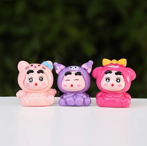 12개 트렌디 플레이 샤오신 코스 멜로디 제이드 구이우 수제 모델 - 귀여운 만화 캐릭터 피규어, 6가지 독특한 의상, 생생한 색상, 내구성 플라스틱 데스크탑 & 차량 장식품, 게이머를 위한 창의적인 수집 오너먼트, 재미있는 디자인, 고품질 마감