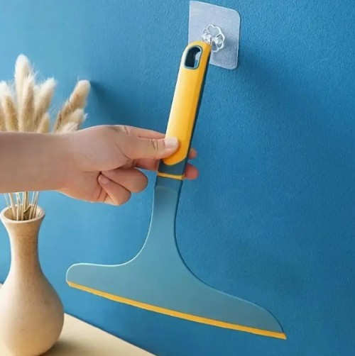 2-in-1 전문 유리 청소 스크레이퍼, 튼튼한 플라스틱, 가정 및 상업용으로 이상적, 쉽게 청소 및 유지 관리