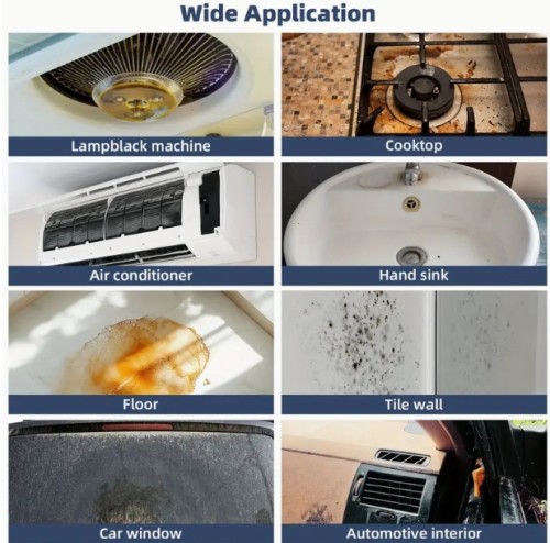 3개의 브러시 헤드와 6단계 조절 가능한 속도의 고온 압력 스팀 클리너가 포함된 1500W 휴대용 핸드헬드 스팀 클리너, 주방, 가구, 욕실, 자동차에 적합