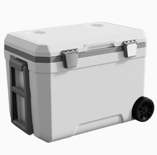 1pc 바베큐 야외 열성형 상자, 얼음 큐브 냉각 캠핑 자동차 얼음 버킷, 상업용 가정용 낚시 휴대식 식품 보존 냉장고 상자