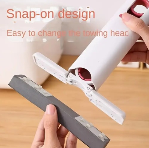 교체 가능한 헤드가 있는 미니 스폰지 걸레 1개, 초고 흡수력, 데스크탑, 자동차, 욕실, 창문 및 유리 - 손으로 세척, 학교로 돌아가는 청소 용품에 이상적