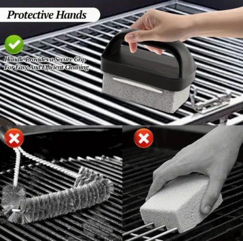 타일 그라우트, 샤워 표면, 주철 조리기구 및 바베큐 그릴에서 고착된 먼지 제거를 위한 다용도 청소 도구로 설계된 에르고노믹 그립이 있는 튼튼한 스크럽 브러시