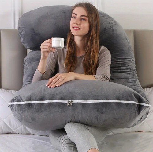 멋진 J자형 임신 베개, 엄마를 위한 완벽한 수면, 임신한 엄마를 위한 지원, 크리스마스, 할로윈, 추수감사절 카니발을 위한 선물