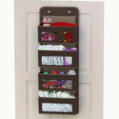 문 뒤에 걸 수 있는 옷장 보관함, 문 위에 걸 수 있는 보관함, 걸 수 있는 옷장 보관함, 4개의 선반, 4개의 대용량 포켓, 침실, 욕실, 식료품 저장실, 가정용 보관함