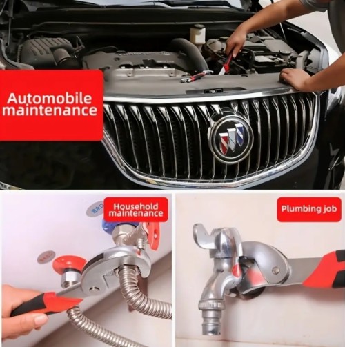 2개 세트 범용 렌치 세트, 다기능 휴대용 렌치, 일반 목적 빠른 트위스트 및 그립 렌치, 멀티퍼포즈 렌치, 파이프 플라이어, 조절 가능한 렌치