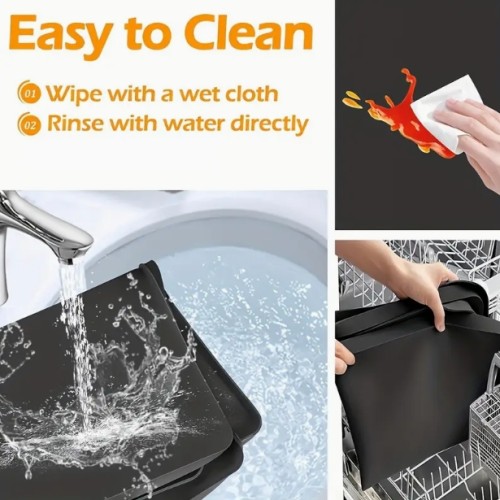 Washing Machine Storage Mat, Non-Slip Waterproof Washer Dryer Top Cover with Lary Detergent and Fabric Softener Organizer - 1pc, Washer Dryer Covers, Waterproof Washing Machine Cover, Washing Machine Protector Mat, Washer Dryer Top Protector Mat, Washing 