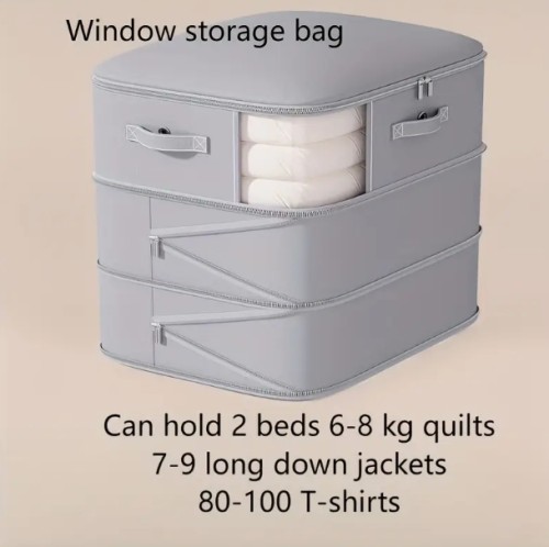 대용량 오버사이즈 압축 보관백, 옷, 이불, 베개, 소파 쿠션, 침구류에 적합, 침실 및 거실 공간 절약을 위한 정리 도우미, 4가지 스타일 제공