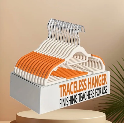 40개 세트는 미끄럼 방지 플라스틱 걸이 + 스테인레스 스틸 클립, 내구성 있는 회전형 후크 옷걸이, 봄과 여름 가정용 옷 건조 및 보관에 적합, 침실, 욕실, 가정용으로 이상적