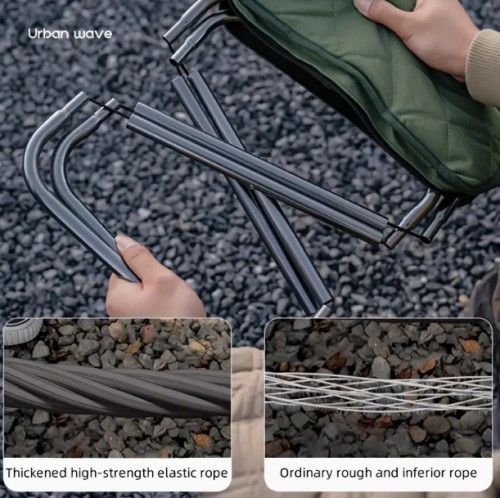 URBANWAVE 휴대용 접이식 의자 - 경량 알루미늄 합금 사각 의자, 퀼팅 디자인, 캠핑, 피크닉, 여행에 이상적, 휴대용 가방 포함, 야외 의자 | 세련된 의자 | 알루미늄 프레임 의자, 의자 의자