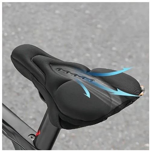 웨스트 바이킹 자전거 안장 커버 - 편안한 통기성 소프트 스펀지 자전거 시트 쿠션