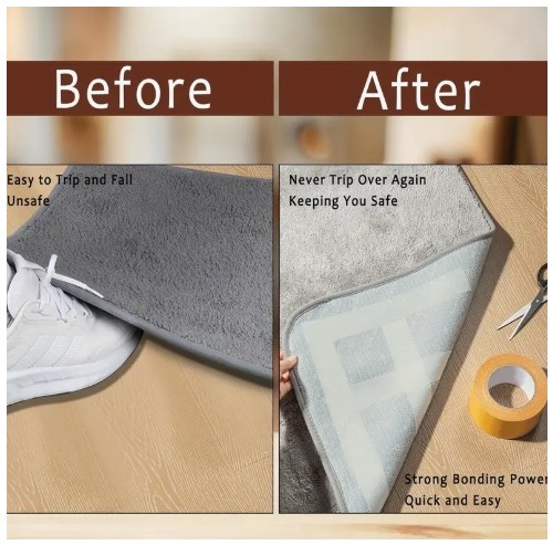 초강력 양면 테이프, 1.98cm x 20.12미터 - 벽 및 유리용 강화유리 메쉬가 있는 헤비듀티 접착제, 천, 목재, 금속 등에 사용 가능한 방수 투명 마운팅 테이프