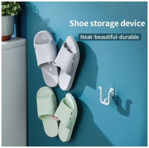 6개 세트 무드릴 신발 걸이, 욕실 벽걸이 방수 신발 후크, 욕실/주방/침실 장식용, 소형 신발 정리대, 홈 스토리지 용품, 실용적인 후크, 유틸리티 훅
