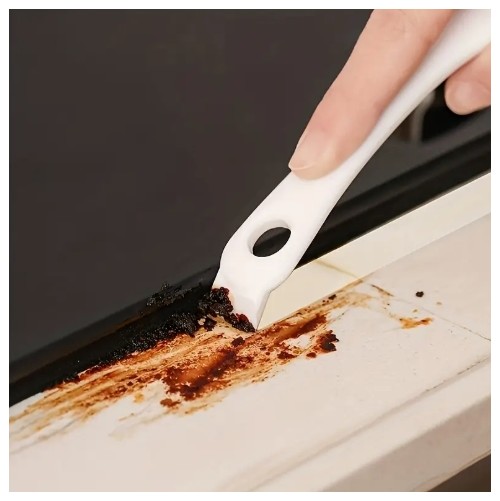 1pc 다용도 청소 브러시, 손잡이, 내구성, 재사용 가능한 플라스틱, 고rigid, 전기 없음, 거실, 침실, 야외, 화장실, 주방에 적합 - 쉽게 도달하고 코너 청소 도구