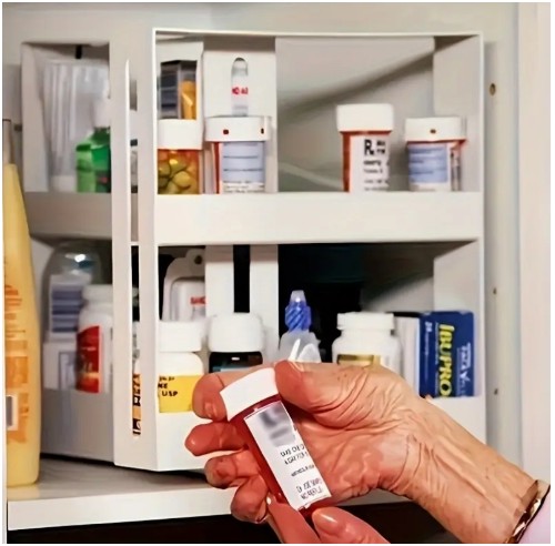 2단 풀아웃 회전 스파이스 랙 정리대 - 다용도 수납 디자인의 공간 절약형 주방 보관함, 오일 및 공예용 | 내구성 플라스틱 카운터탑 선반, 욕실 및 사무실용 주방 정리대, 효율적인 구획 설계