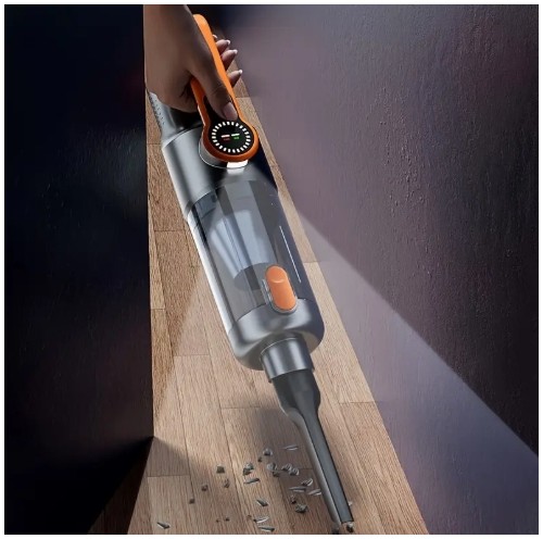 자동차용 핸드헬드 진공 청소기, USB 충전식, 다기능 LED 라이트, 가벼운 무게, 차량 및 애완동물 털에 적합