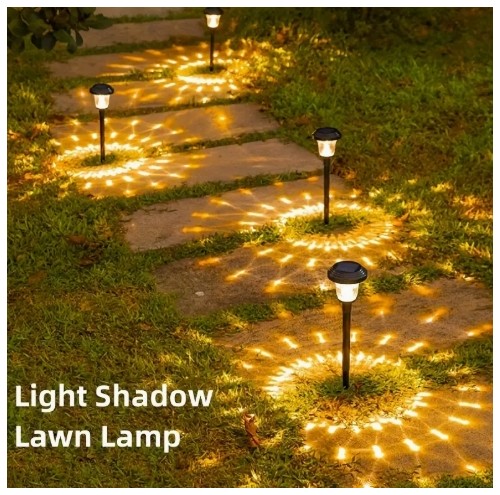 6개 태양광 조명, 따뜻한/시원한 빛 야외 지면 스포트라이트, 정원, 백야드, 휴대용 조명에 적합