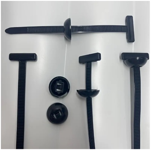 100개 헤비듀티 자체 잠금 나일론 케이블 타이 블랙 플라스틱 지퍼 풀 - 고강도 UV 저항성 자동차 수리, 가정용 및 야외 사용 다목적 정리 도구