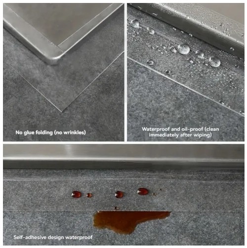 1개 투명한 주방용 방수테이프 - 자가 접착, 곰팡이 및 얼룩 방지, 100% 클리어 아크릴 나노 사인 & 균열 수리, DIY 애호가를 위한 100% 깨끗하고 매끄러운 디자인의 강력한 접착제로 내구성 있는 소재
