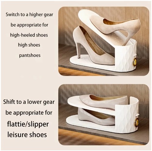 10개 세트 조절 가능한 신발 정리함 - 입구, 기숙사, 거실용으로 공간을 절약하는 다층 신발 보관 랙 - 내구성 있는 플라스틱, 금속 부품 없음, 쉬운 조립, 신발 보관 정리함, 기숙사용 필수품, 현대적인 신발 보관 랙, 튼튼한 구조
