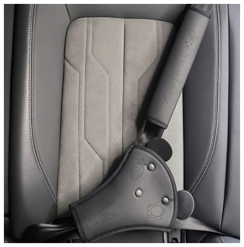 1개/2개 자동차 안전벨트 보호대, 어깨 커버 + 배 보호대, 복부와 어깨를 보호하는 다색 소재, 방수 기능, 조절 가능한 고정, 모든 계절에 적합한 차량용품, 휴일 선물로 적합