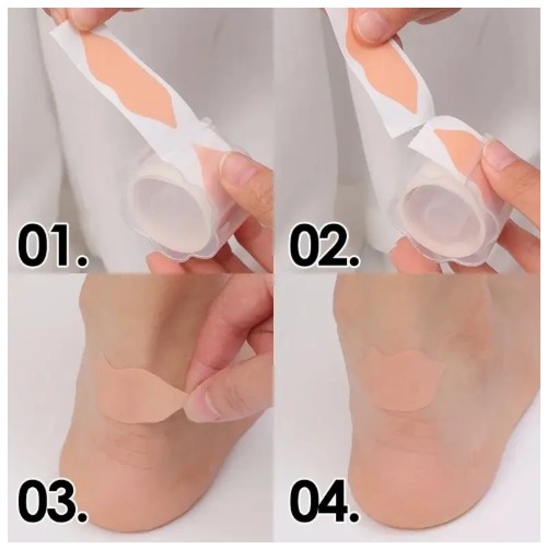 하이드로콜로이드 젤 블리스터 패치 - 방수 접착 발 케어 패드, 뒤꿈치 및 물집 완화용 인솔 보호대 - 스포츠와 하이킹에 최적!