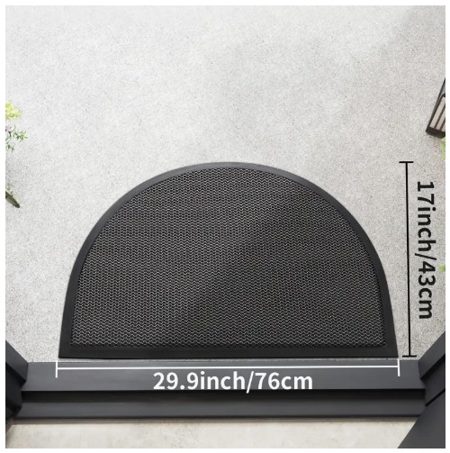 다자앙 브랜드] 반원형 도어매트 바닥 매트 단색 심플 바닥 매트 출입구 도어 미끄럼 방지 카펫 홈 착용 방지 및 긁힘 방지 바닥 매트 크리스마스 장식 크리스마스 선물