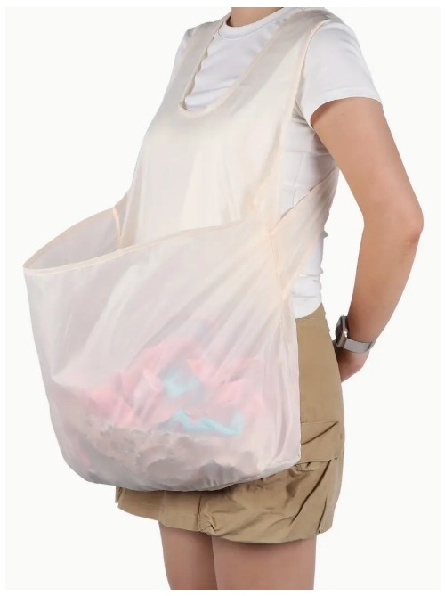 굽히지 않고도 빨래를 말릴 수 있도록 설계된 휴대용 세탁 앞치마 2개 세트로, 과일과 채소를 따는 데에도 적합합니다.