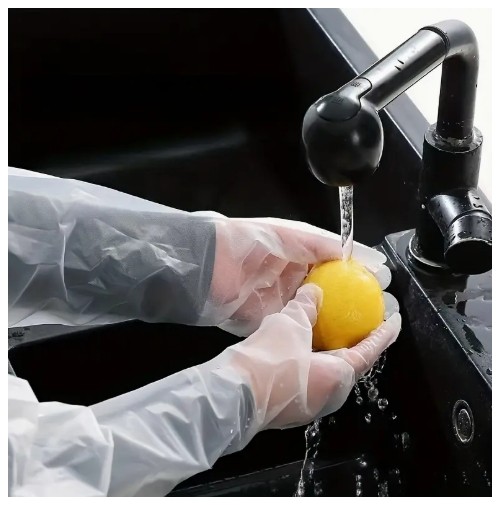 50개입 초장형 주방 청소 장갑, 세탁 및 청소를 위한 훌륭한 가격 대비 가치