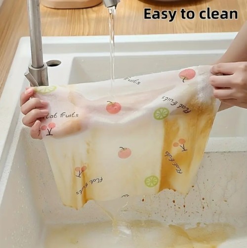 재사용 가능한 주방 타월, 세탁 가능, 두꺼운 흡수성 손수건, 일회용 주방용 휴지, 두 용도 습식 및 건식 위스, 가정용 청소 위스, 야외 파티 청소 휴지 에센시아