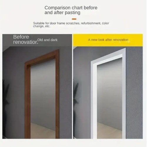 15cm x 5m 자체 접착식 나무 조각 수리 테이프 벽지 스티커, 문 프레임 엣지, 나무 문 트림, 손상 숨기기 및 장식용, 창문대, 책상, 캐비닛 및 옷장용 제거 가능한 벽지.