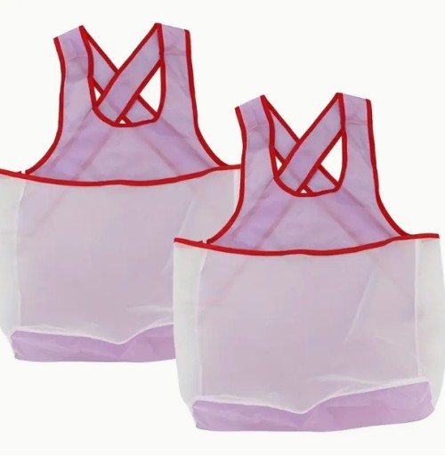 지퍼 포켓이 있는 핑크 민소매 세탁용 앞치마 1개 - 차가운 보온, 방습 기능으로 야외 사용에 적합, 집안일 및 옷 건조에 완벽함, 빨판