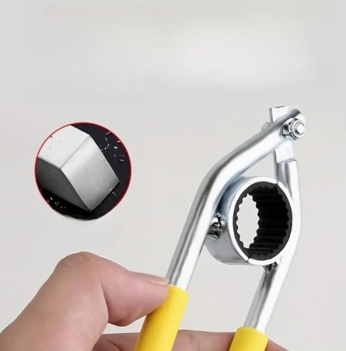 다기능 스테인리스 스틸 수도꼭지 및 싱크대 스프레이어 렌치, 6.5인치 - 미끄럼 방지 그립 포함 - 분해, 탈취제 제거 및 필터 풀기에 완벽한 가정 수리 도구