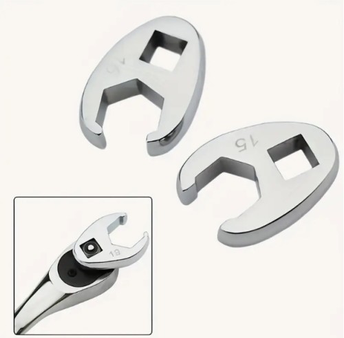 10개 세트 3/8인치 교체 가능한 헤드, 조절 가능 오픈엔드 렌치 세트, 중간 날개 퀵 래칫 렌치, 듀얼 사용 호른 오프닝 L자형 렌치, 자동차 수리 및 가정 유지보수용