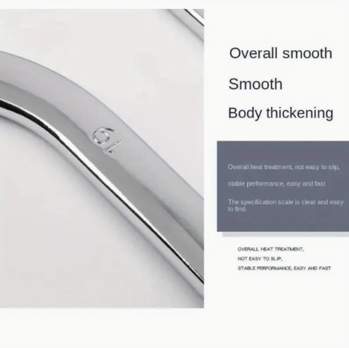 올썸 5개 S2S 양단 앨런 렌치 세트, 140-240mm 조합 링 스패너, 강철 곡선 기계 패스너 수리 도구, 세척 가능