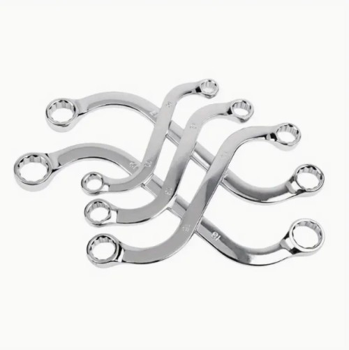 올썸 5개 S2S 양단 앨런 렌치 세트, 140-240mm 조합 링 스패너, 강철 곡선 기계 패스너 수리 도구, 세척 가능