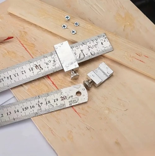 3개 세트 알루미늄 15.7인치 정밀 위치 측정자 - 스테인리스 스틸 다기능 계측 도구, 디자이너, 엔지니어, 목수 및 공예가용