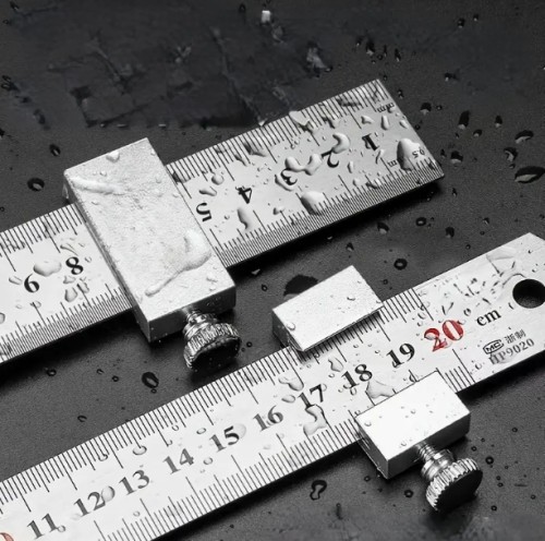 3개 세트 알루미늄 15.7인치 정밀 위치 측정자 - 스테인리스 스틸 다기능 계측 도구, 디자이너, 엔지니어, 목수 및 공예가용