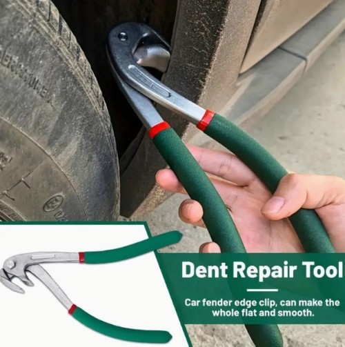 자동차 몸체 판금 움푹 들어간 곳 수리 플라이어, 편안한 그립 올레크라논 가장자리 굽힘 도구, 자동차 문 펜더 수리용 금속 주물 인체 공학적 크림핑 플라이어