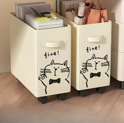 책상 아래 이동식 수납 카트 - 휴대용 사무실 정리에 필수품, 어버이날·어머니의 날 선물로 완벽한 선택