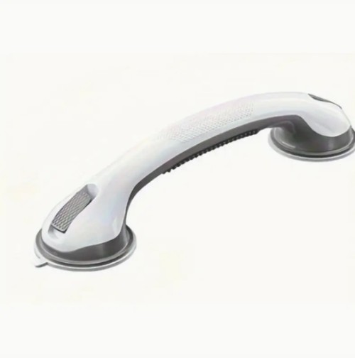 43.18cm 흡착컵 욕실 그랩바 - 노인 및 청소년을 위한 미끄럼 방지 안전 핸들, 텍스처 그립, 샤워, 욕조, 화장실, 벽걸이 디자인에 쉬운 드릴 없는 설치
