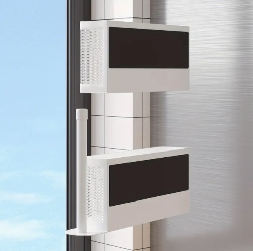 1개 자석 주방 정리대 - 마늘 압착기 디자인, 양념병 보관함, 롤업 공간, 랩 & 쓰레기 봉투 수납 가능 - 공간 절약형 카운터탑 또는 냉장고용, 세련된 메탈릭 마감, 다목적 정리함, 컴팩트한 설계, 견고한 구조, 소형 공간 생활용