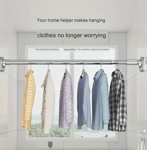 1개 스탬핑 없는 텔레스코픽 막대, 수축 브래킷, 샤워 커튼 막대, 건조 막대, 커튼 막대, 로마 막대, 지지 막대